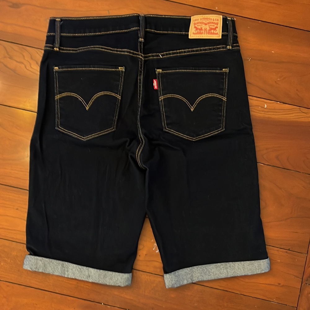 Levi jean shorts. Cuffed hem. Brand new. Size 29.